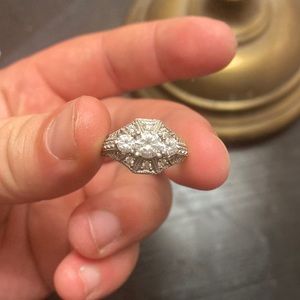 1 Carat Cubic Zirconia 925 Silver